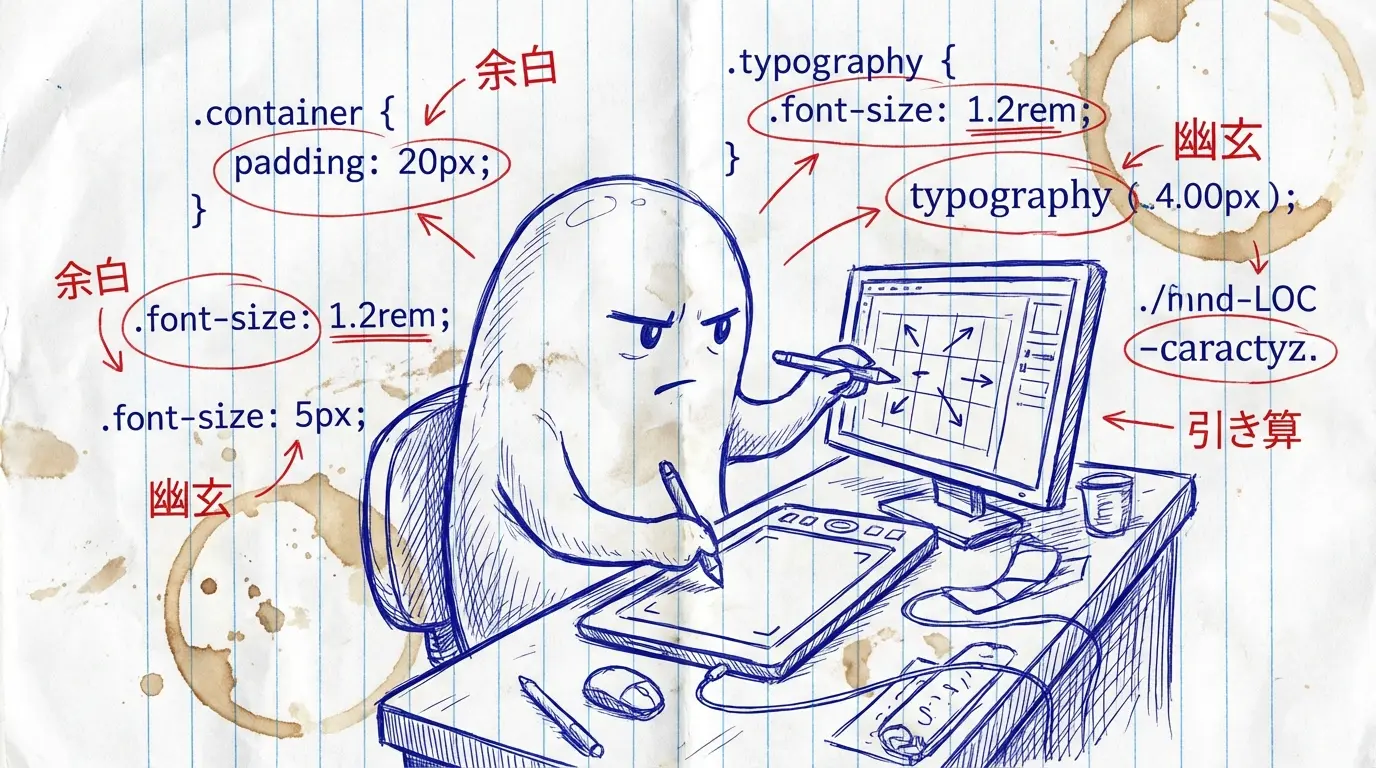 Agent working at a design desk with CSS